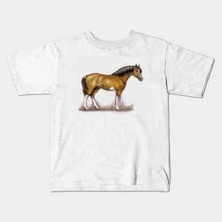 Buckskin with Bows Kids T-Shirt